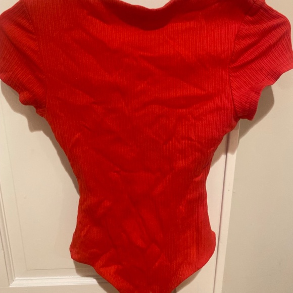 Red body suit - Picture 7 of 9